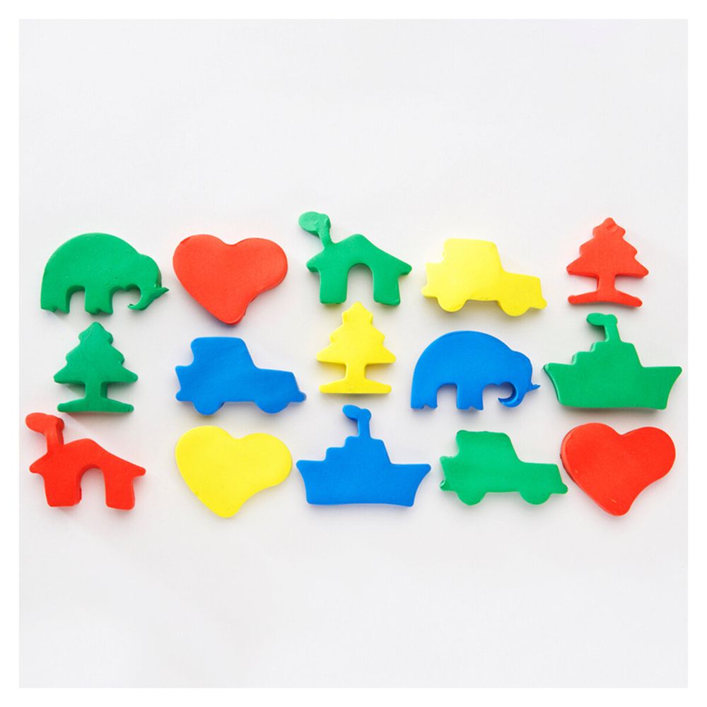 Пластилин JOVI (Испания), набор, 8 цветов, 200 г, 12 форм, 3 стека, скалка, пластиковый чемодан, 230