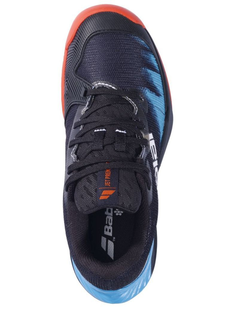 Детские кроссовки для Падел Babolat Jet Premura 2 Junior - black/tomato red