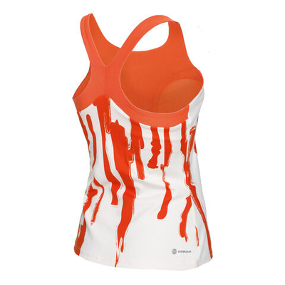 Женская теннисная майка adidas New York Y Tank Top Women - Beige, Orange
