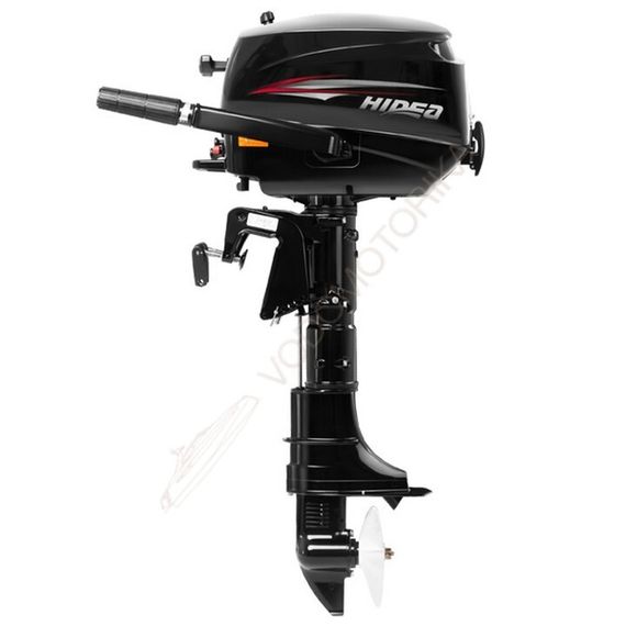 Лодочный мотор HIDEA HDF5HL ( с баком ) 5 л.с. четырехтактный