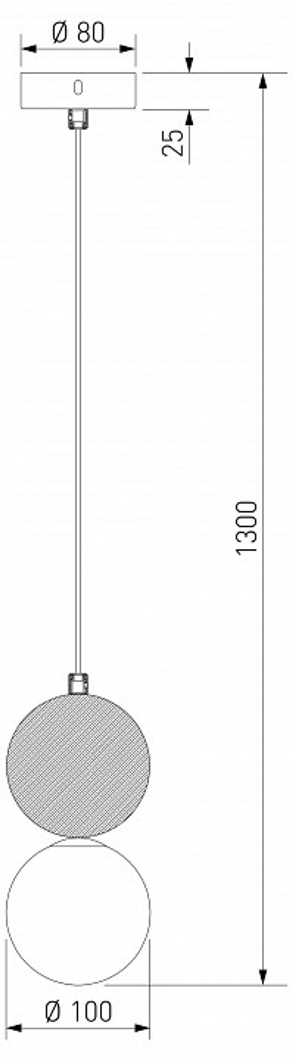 Подвесной светильник Eurosvet Stone 304051 травертин
