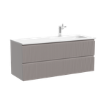 Тумба подвесная SANCOS Snob R правая 1195х445х500, c двумя ящиками оснащенными доводчиками, Doha Soft, арт.SNR120RSM