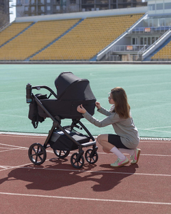 Коляска 2 в 1 Carrello Omega Plus CRL-6540/1 Cosmo Black