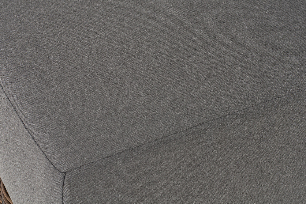 "Капри" модуль диванный правый с подушками, цвет коричневый