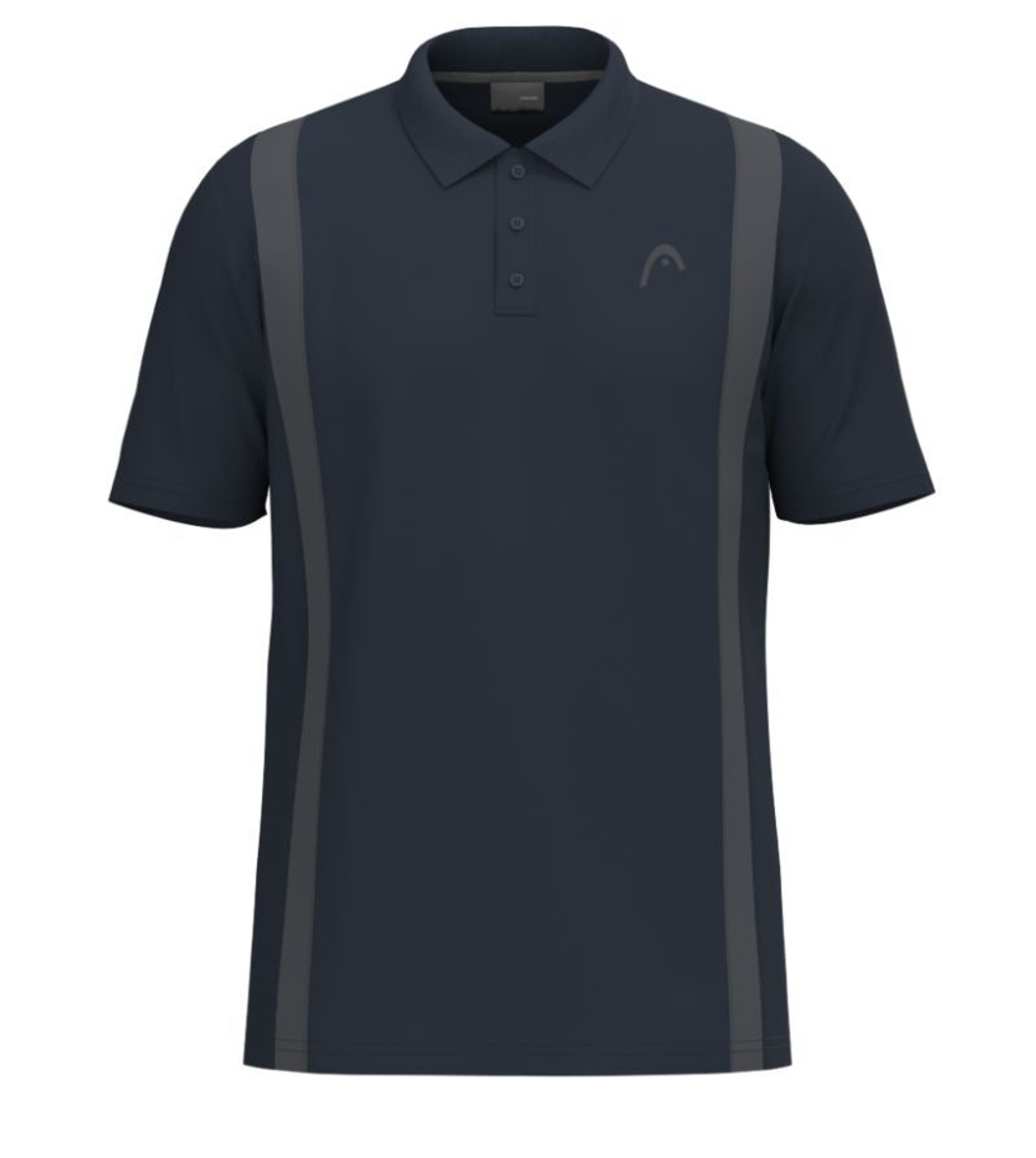 Мужское теннисное поло Head Club 25 Tech - небесный