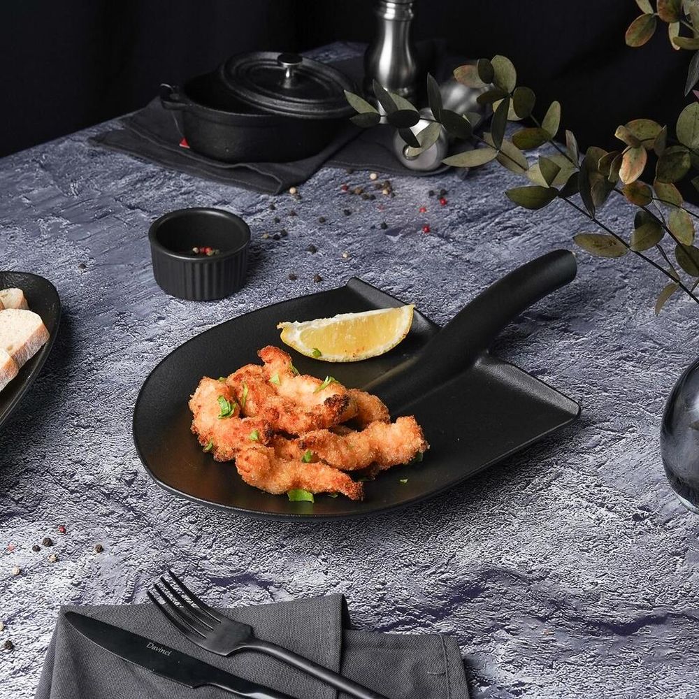 Блюдо "Лопата" 35,5*20*3,6 см черное   P.L. Proff Cuisine [1]