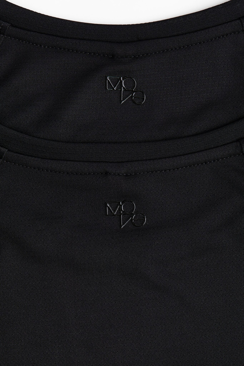 H&M Набор из двух спортивных футболок DryMove™, черный