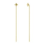 Серьги-протяжки Stella 100, позолота