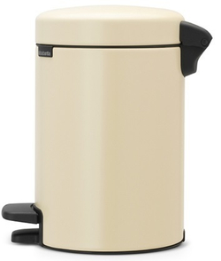 Ведро Brabantia NewIcon 3л миндальное сбоку