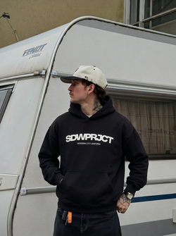 Худи "SDWPRJCT" в черном цвете
