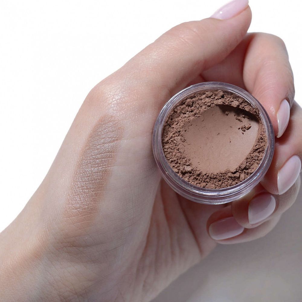 Тени для глаз матовая коллекция ES105 Красно-коричневый 1,5 г (Kristall Minerals Cosmetics)