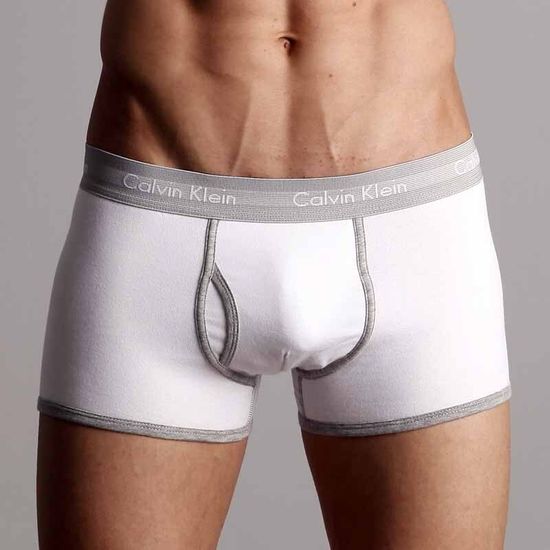 Мужские трусы боксеры Calvin Klein 365 White Grey