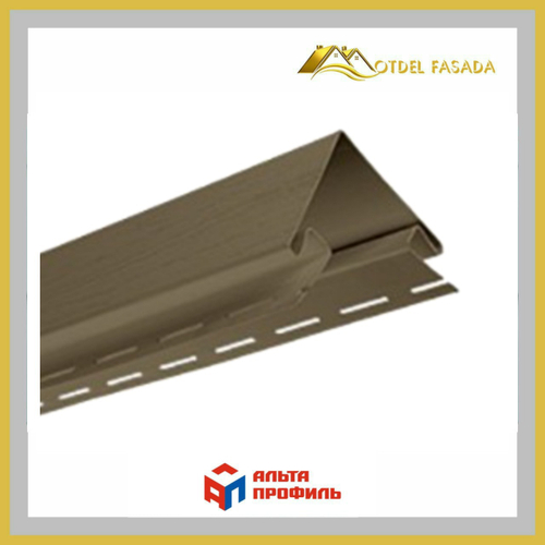 Планка наружный угол Альта Профиль Blockhouse Т-12 Орех  темный 3м