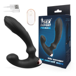 Массажер простаты Sex Expert – с пульсирующим шариком и пультом, 14,5 см