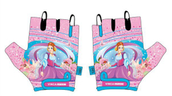 Перчатки велосипедные детские, Princess Kate, гелевые вставки,цвет розовый, размер 7XS