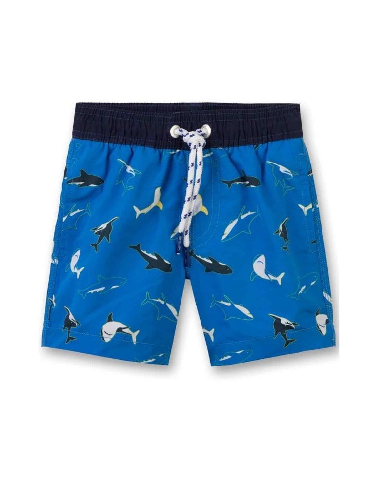 Плавательные шорты с акулами Sanetta, цвет голубой