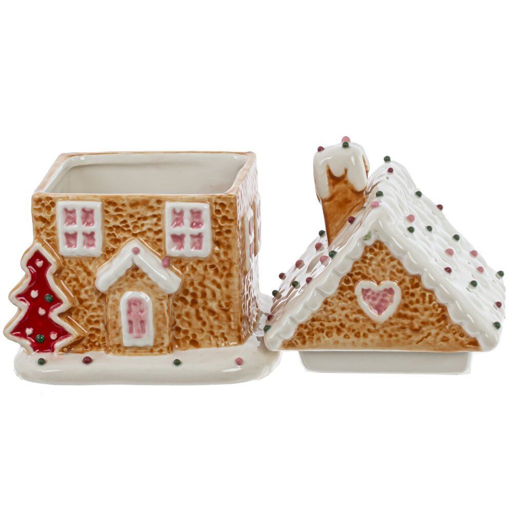 GAEM Конфетница "Пряничный дом", 400 мл, L10,5 W10,5 H16 см, 2в.