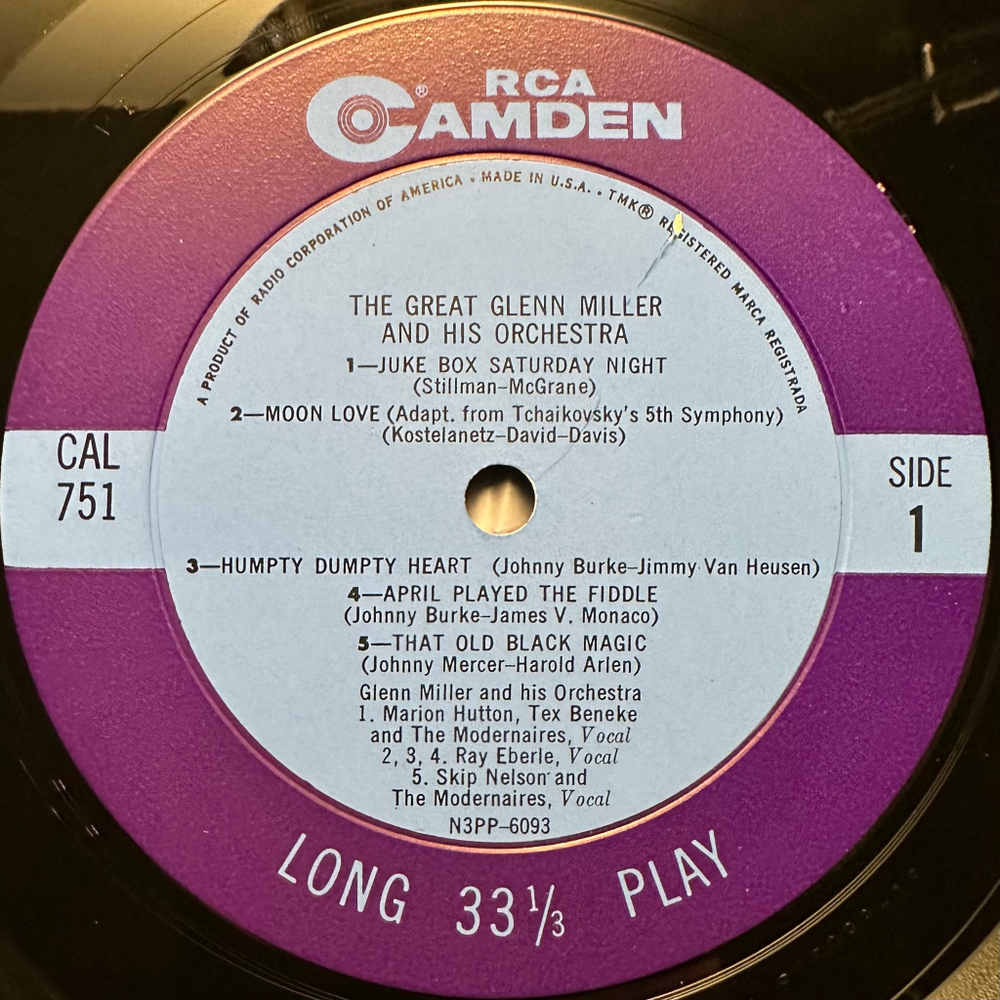 Glenn Miller And His Orchestra - The Great Glenn Miller And His Orchestra (США 1963г.)