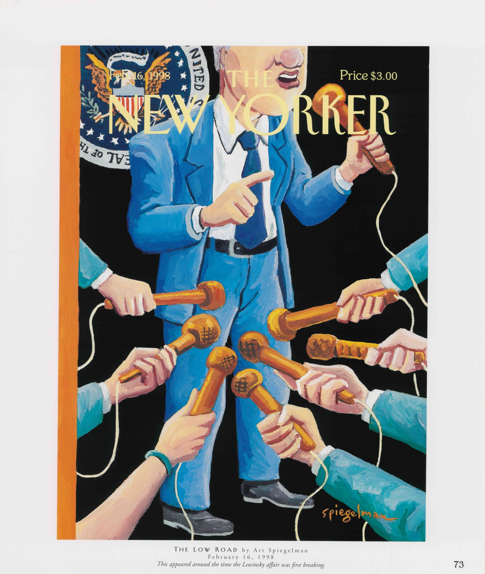 Постер журнала The New Yorker 16-02-1998, односторонний