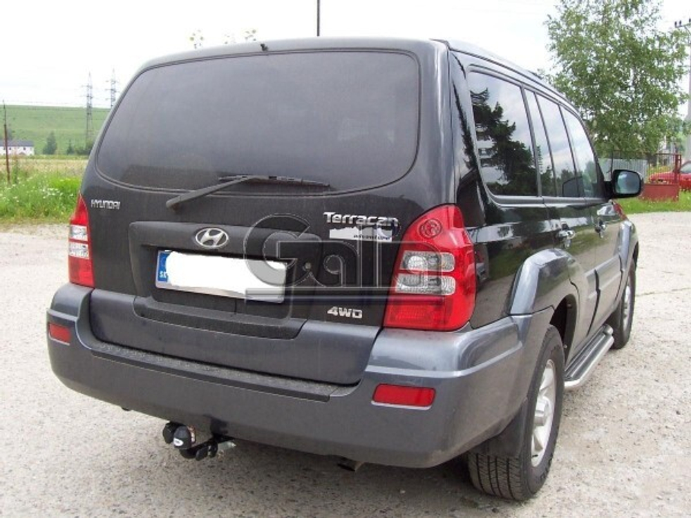 Фаркоп оцинкованный Galia H046A для Hyundai Terracan 2001-2007(паспорт и сертификат в комплекте)(без электрики)