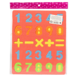Коврик цифры-примеры 28х24 см, толщина 0,6 см, с-30599