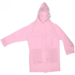 Дождевик-плащ детский «Rainbow» с капюшоном,на молнии, с отдел.под рюкзак, цвет розовый, размер XL(86*54см) ДоброСад