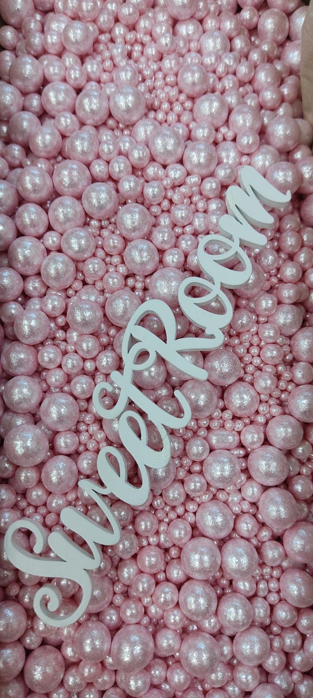 Драже зерн в глаз Блеск Нежный Розовый 3х разм 50гр Годен24мес №805