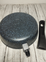 Сковорода АП 220мм Granit black со съем р сггч222а