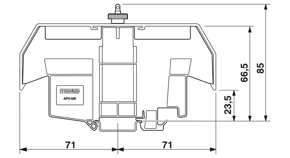 APH-ME - Держатель защитного профиля 3034374