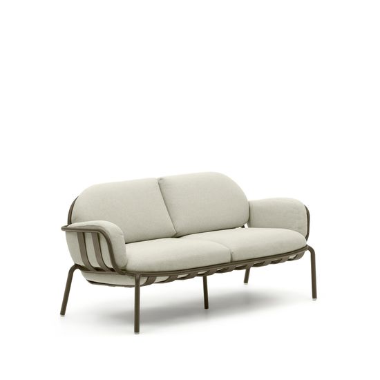 Joncols уличный алюминиевый 2-местный диван зеленого цвета 165 см Испания 