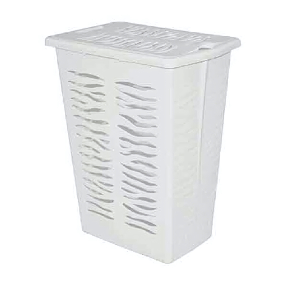 Корзина для белья "Rambai" 30л, 377х261х492 мм (светло-серый)