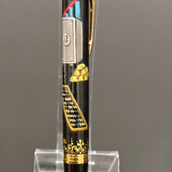 Ручка "Подарок финансисту" с ручной росписью Палех