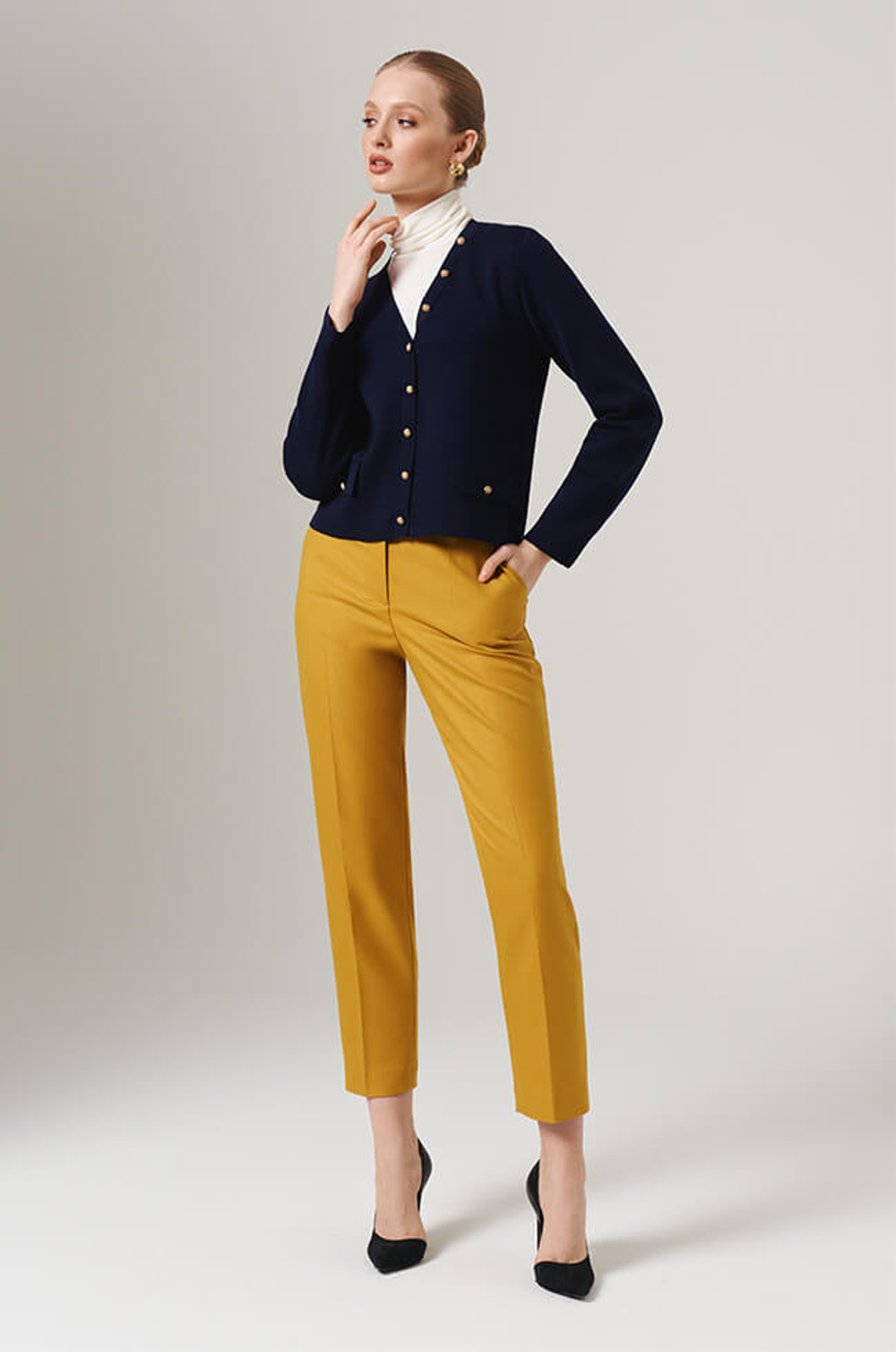 1900 Кардиган женский (синий)