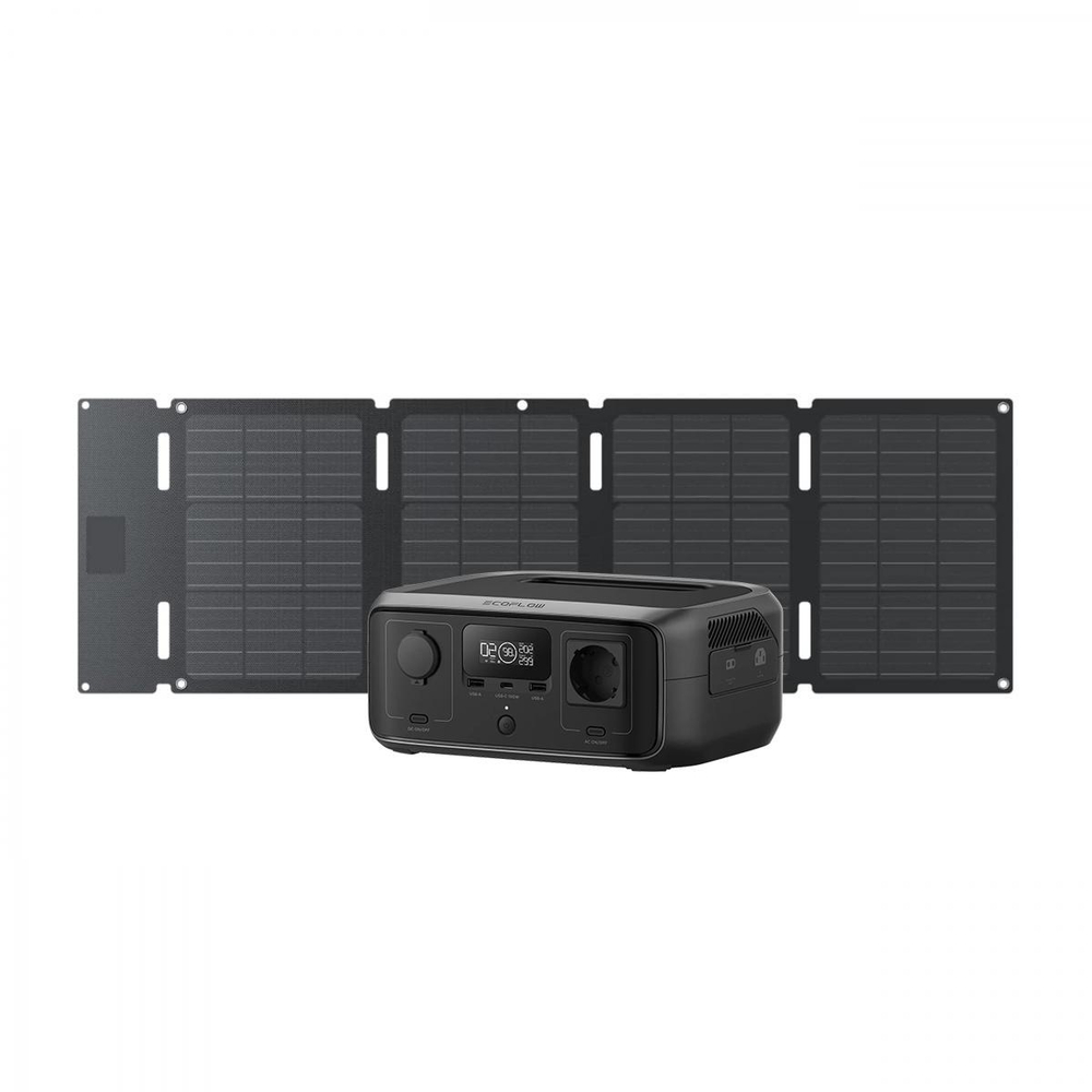 Комплект RIVER 3 UPS + cолнечная панель 45 Вт (Type-C)