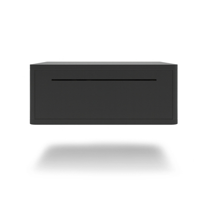 Тумба прикроватная подвесная ROYAL 5200 эко (Черный-р.черная)