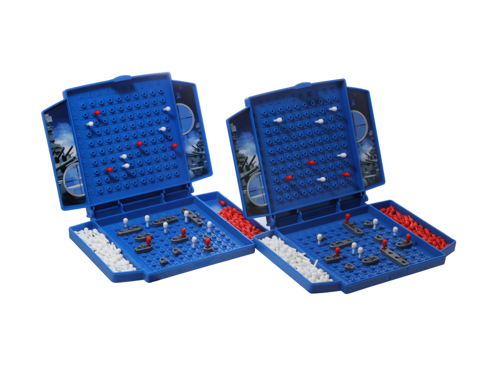 Игра настольная морской бой мини