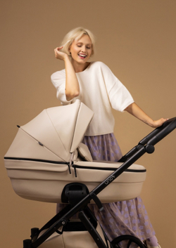 Tutis Коляска 2 в 1 UNO 6+ Leather Latte