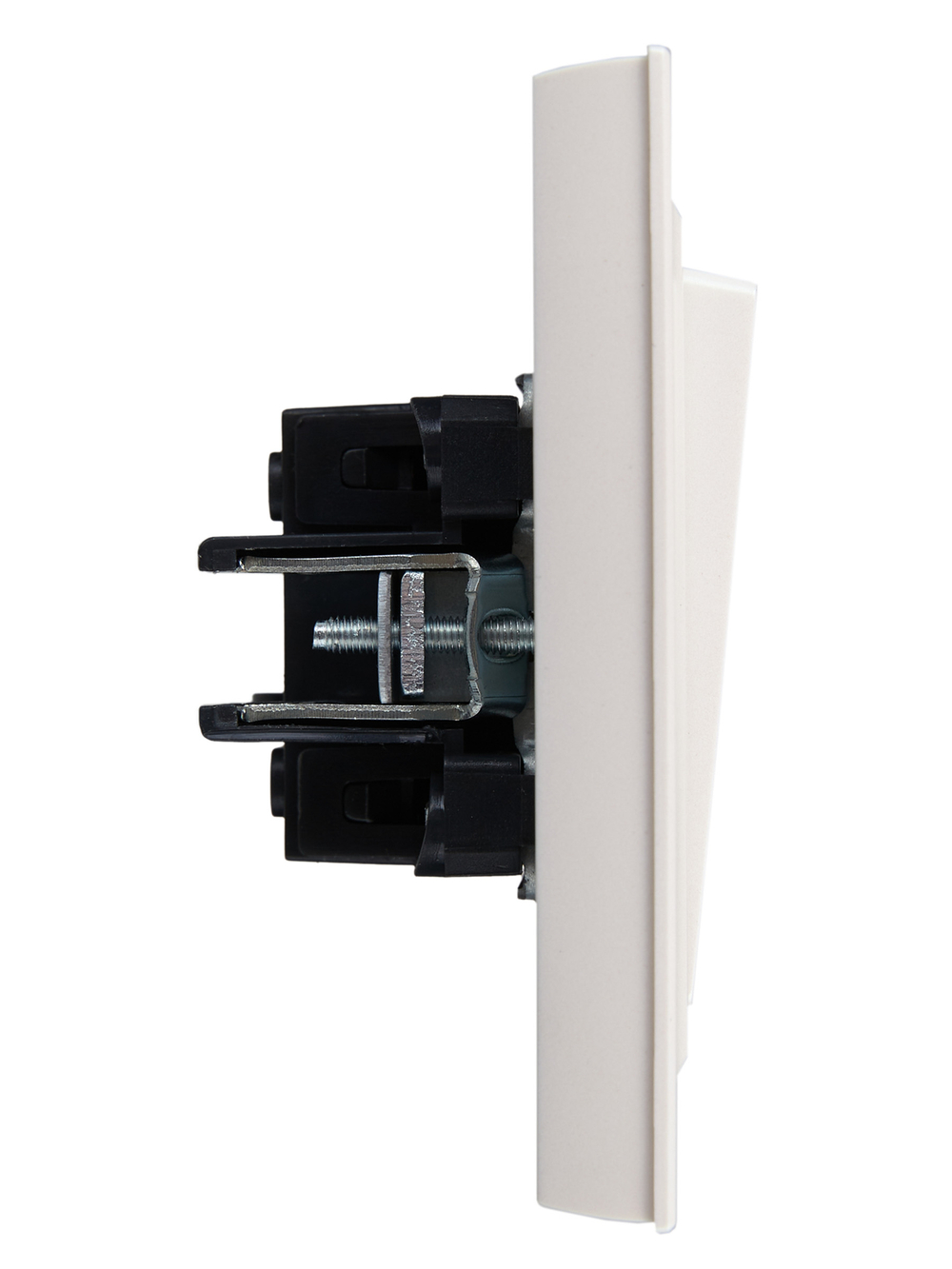 BRITE Выключатель 1-клавишный 10А в сборе ВСР10-1-0-БрЖ жемчуг IEK