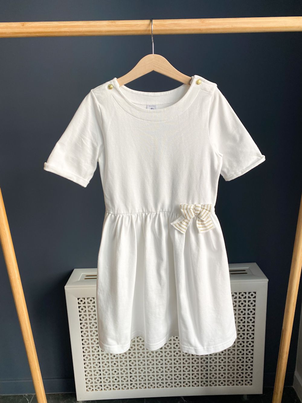 Хлопковое платье Petit Bateau, 140