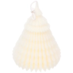 Свеча «Лесная красавица» 11*7 см (120 гр), Белый (упаковка 8*8*14,5 см)