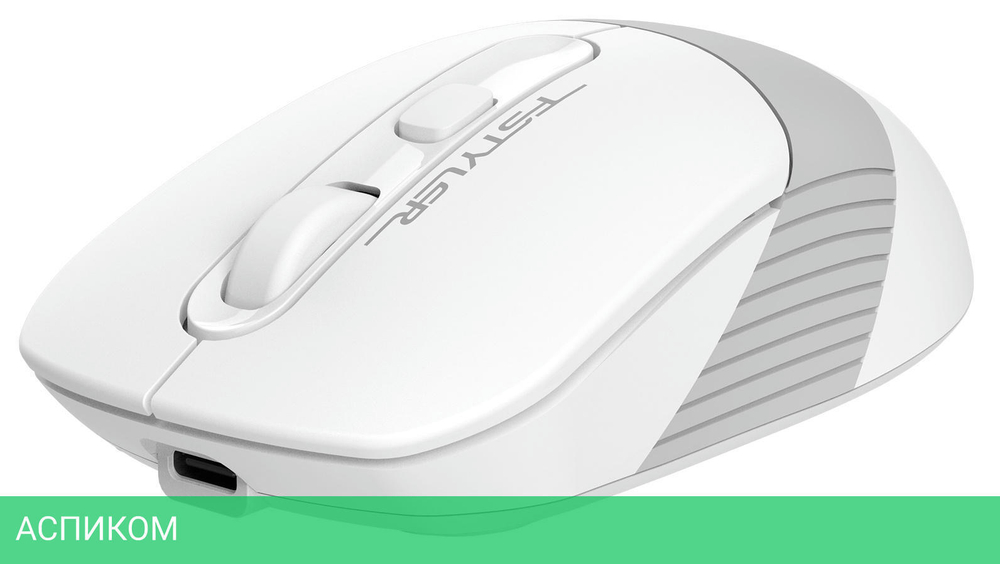 Мышь A4Tech Fstyler FB10C Grayish White