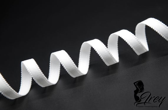 001 612/10 ОПТ Бретель Lauma Fabrics, 10 мм, белый 001