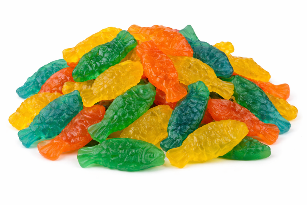 BEBETO FISH со вкусом голубой малины, лимона и апельсина 1 кг*12 (16024063)