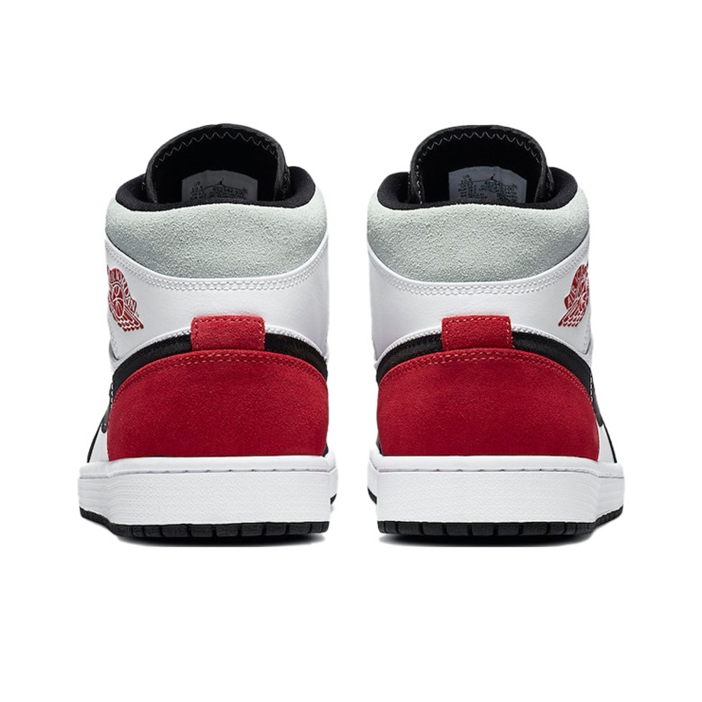 Кроссовки Air Jordan 1 Mid Red Black Toe