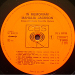 Mahalia Jackson / In Memoriam (5LP)