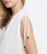 льняная блузка Peserico - белый(S99581F12 9056A)