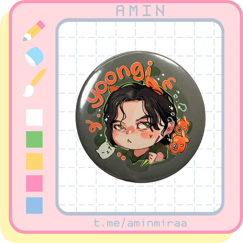 Плюшка / Значок #14 / BTS