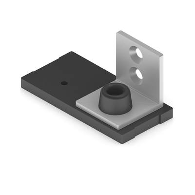 Заглушка для двухполозной верхней направляющей, черный матовый (AL) (AS0026) Aristo