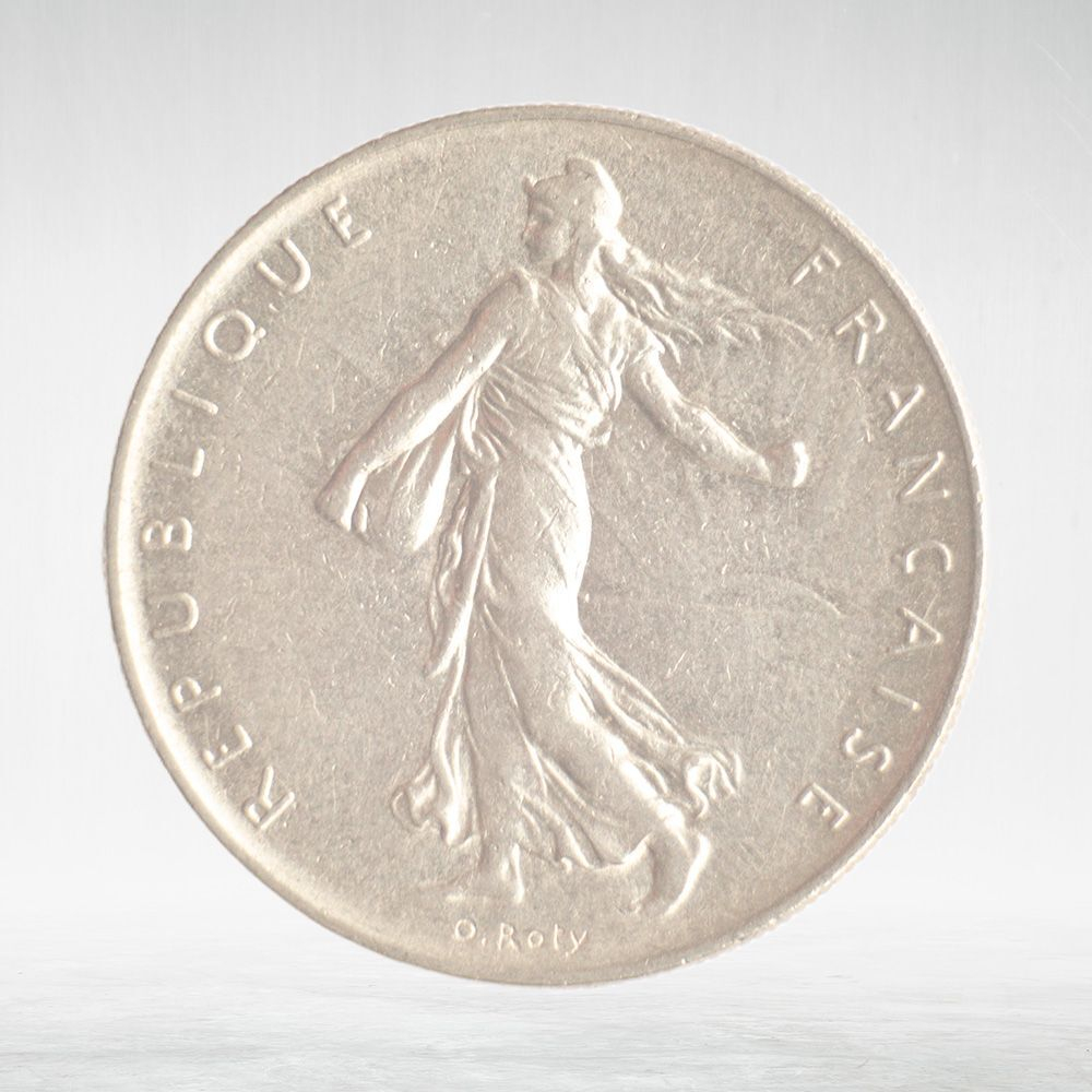 France, 1 Franc 1965 - Signature "O. Roty", VF