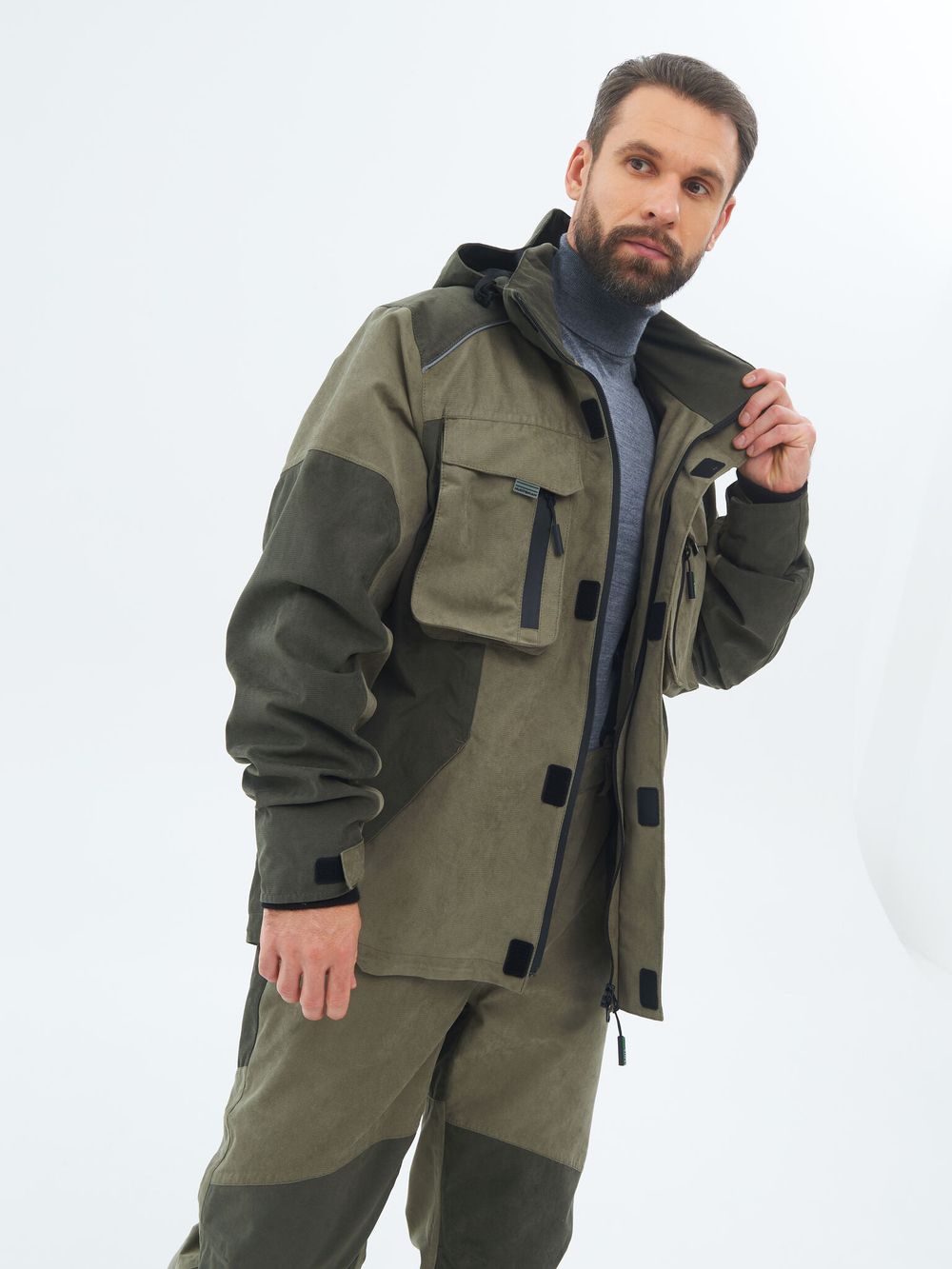 Костюм демисезонный Торнадо ткань Исландия цвет Хаки